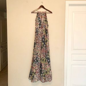 Anthropologie Meadow Rue Floral Maxi Dress